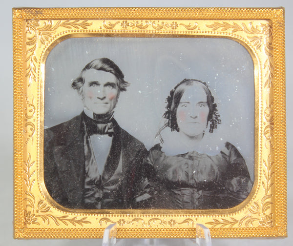 Ambrotype Photograph of a Happy Looking Couple