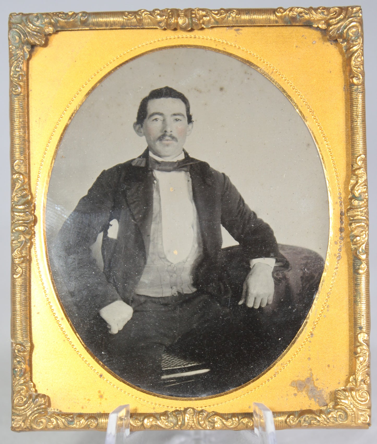 Ambrotype Photograph of a Proud Looking Man