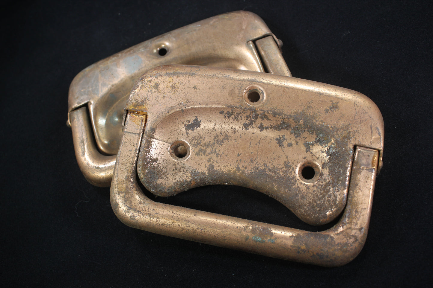 Dead Stock Vintage Copper Casket Handle