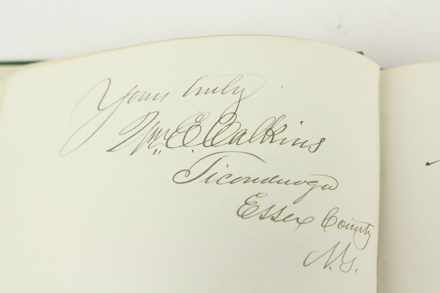 99th New York State Assembly Autograph Book, Belonging to J.E.B. Santee, 1876
