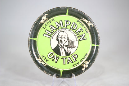 Hampden On Tap Spinning Tip Tray Beer Coaster, 4"