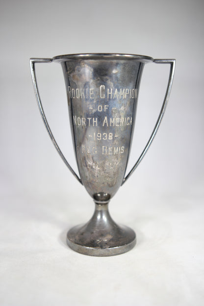 Rookie Champion of North America, 1938 Silver-Plated Trophy