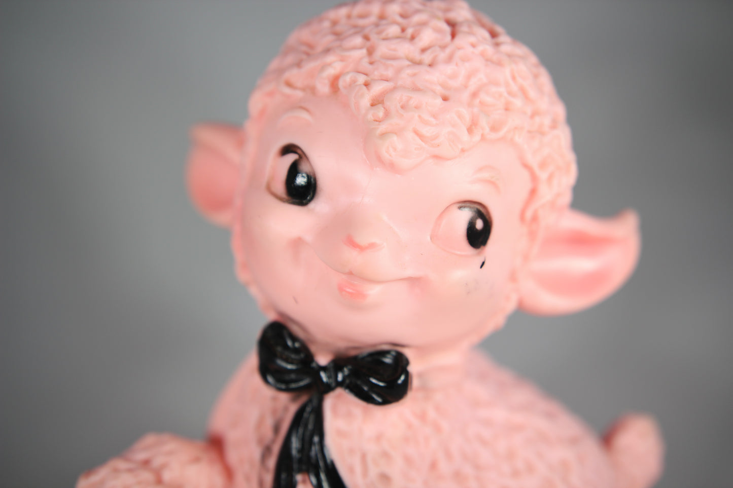 Pink Lamb Vinyl Squeak Toy