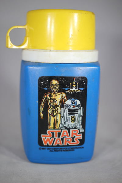 Saw someone else post a pic of a Star Wars thermos. Here's my lunch box and  thermos from 1980. : r/nostalgia