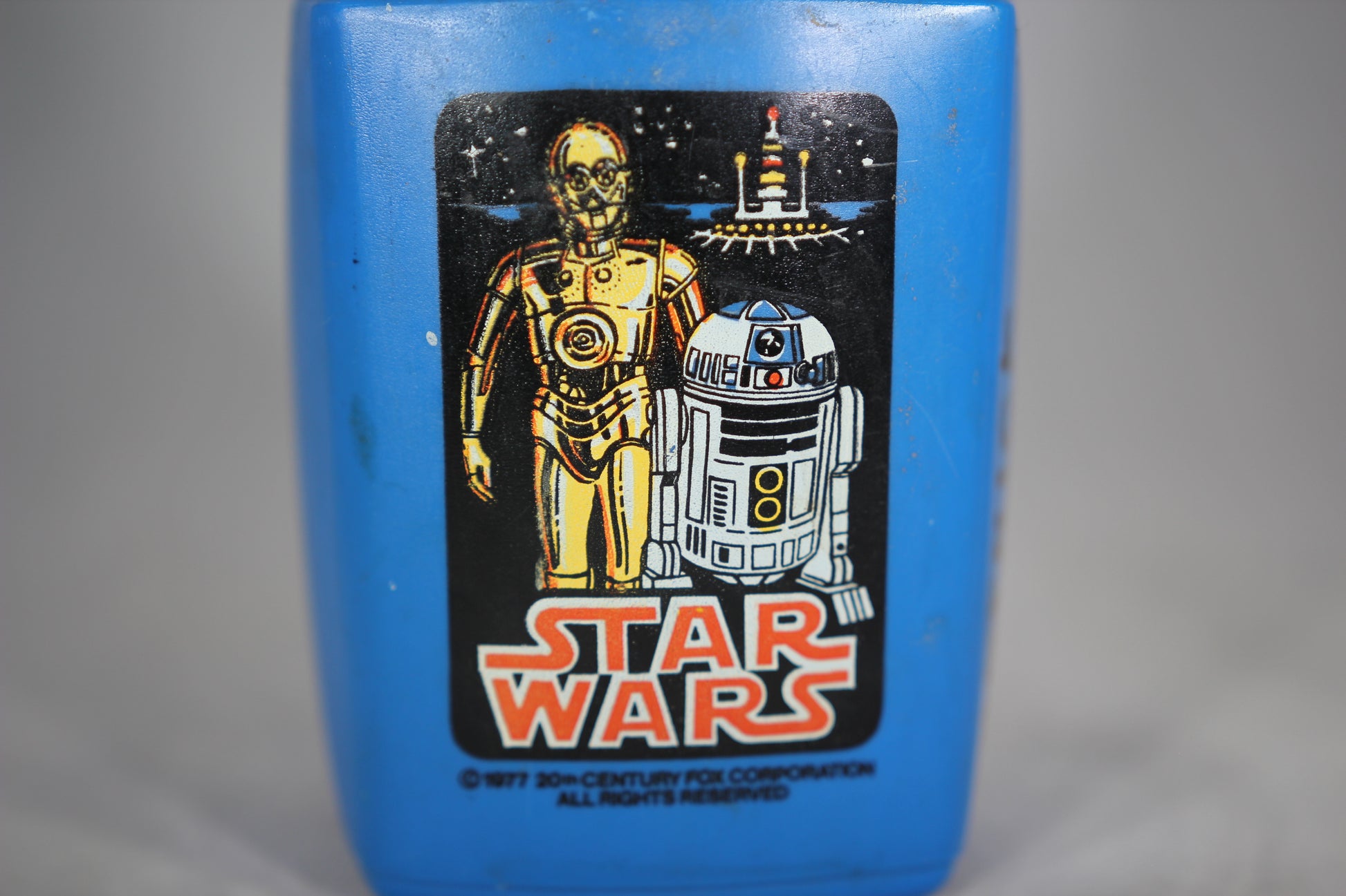Star Wars 1977 Metal Lunchbox and Thermal Cup Thermos Division 20th Century  Fox - We-R-Toys