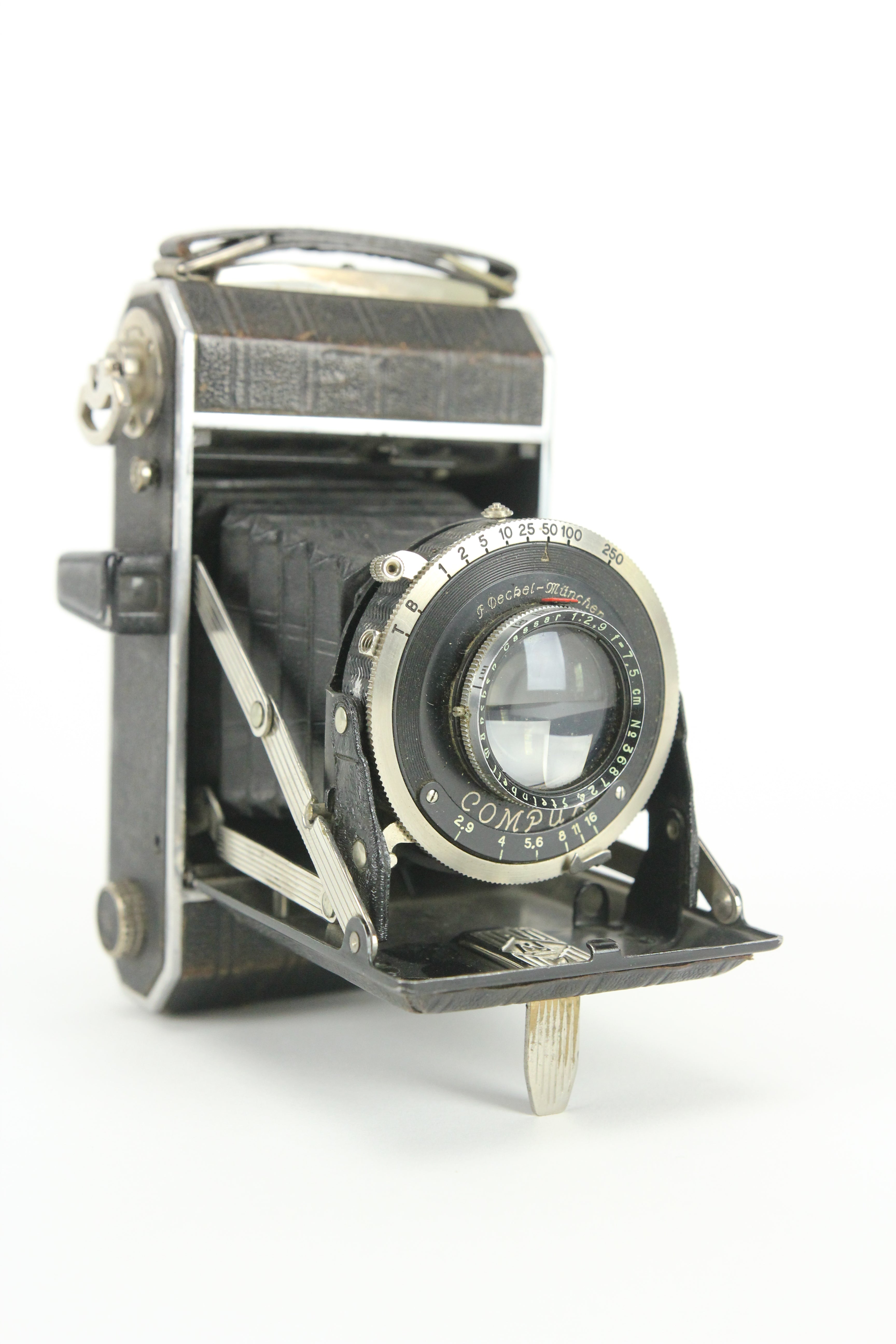 German F. Deckel München (Munich) Compur Shutter f/2.9 Folding Camera –  Memory Hole Vintage