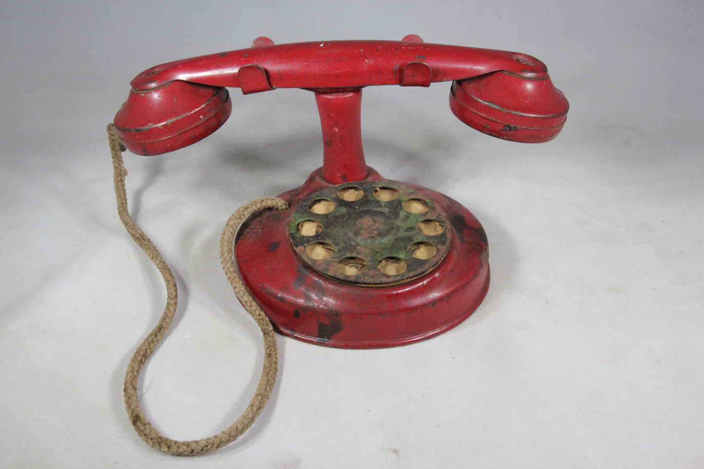 Red Tin Toy Phone