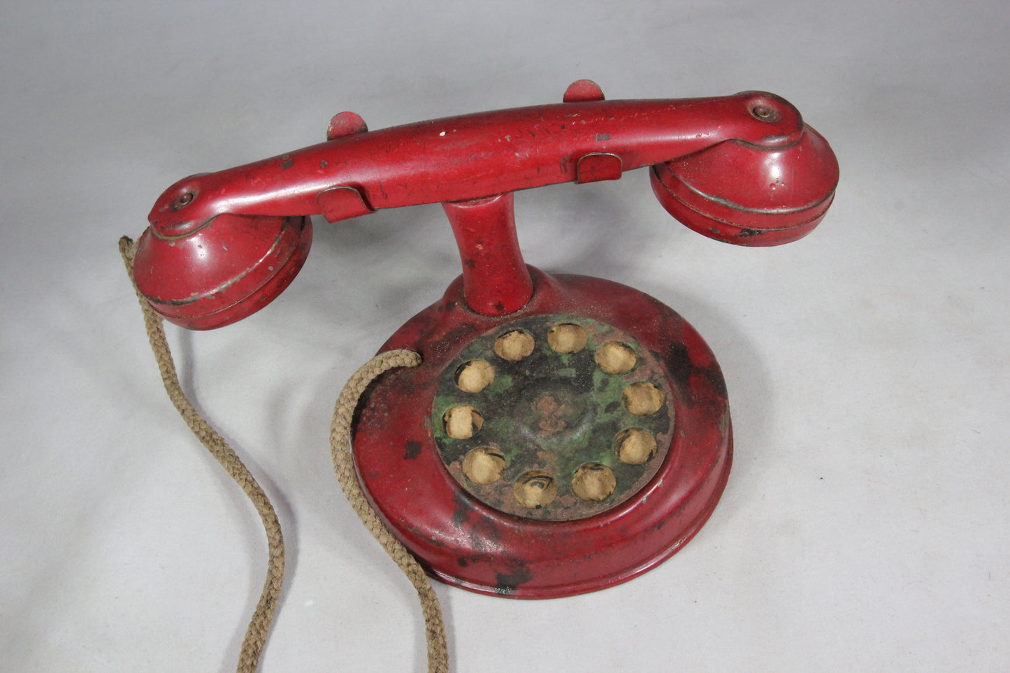 Red Tin Toy Phone