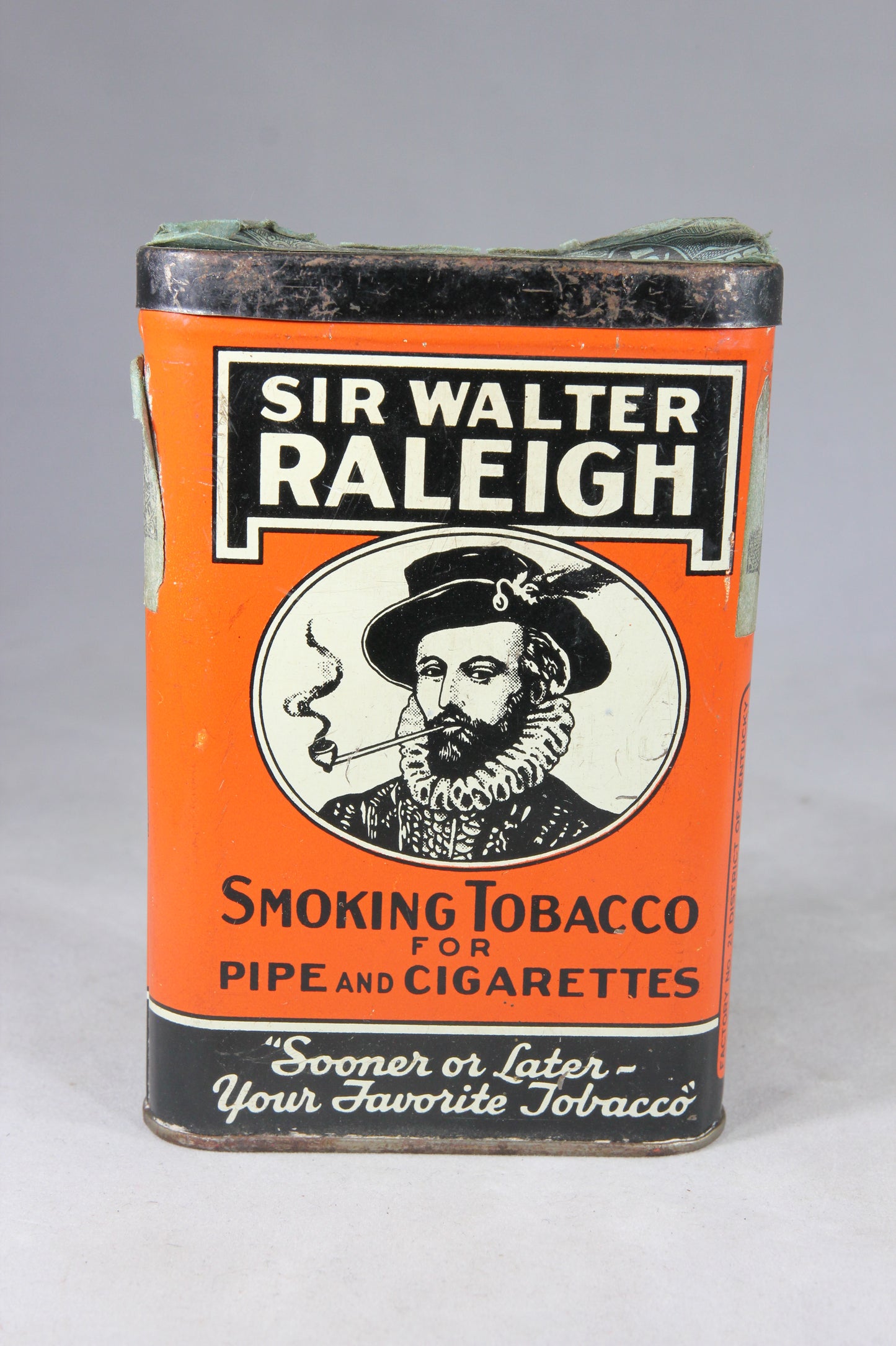 Sir Walter Raleigh Smoking Tobacco for Pipe and Cigarettes Tin