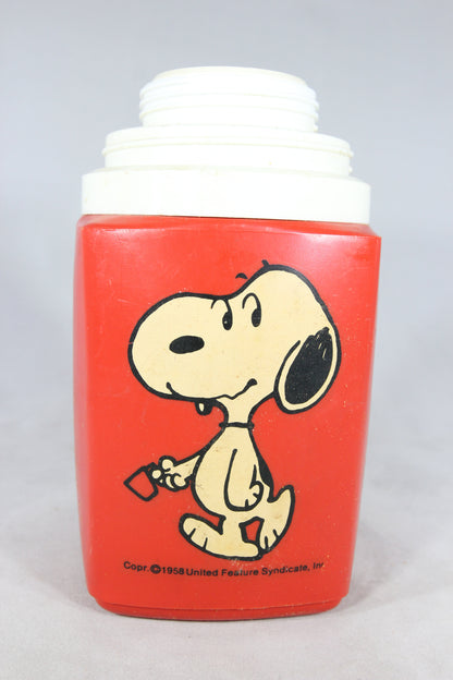 Peanuts Thermos Brand Metal Lunchbox with Thermos, 1965