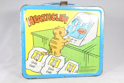 Heathcliff Aladdin Brand Metal Lunchbox, 1982