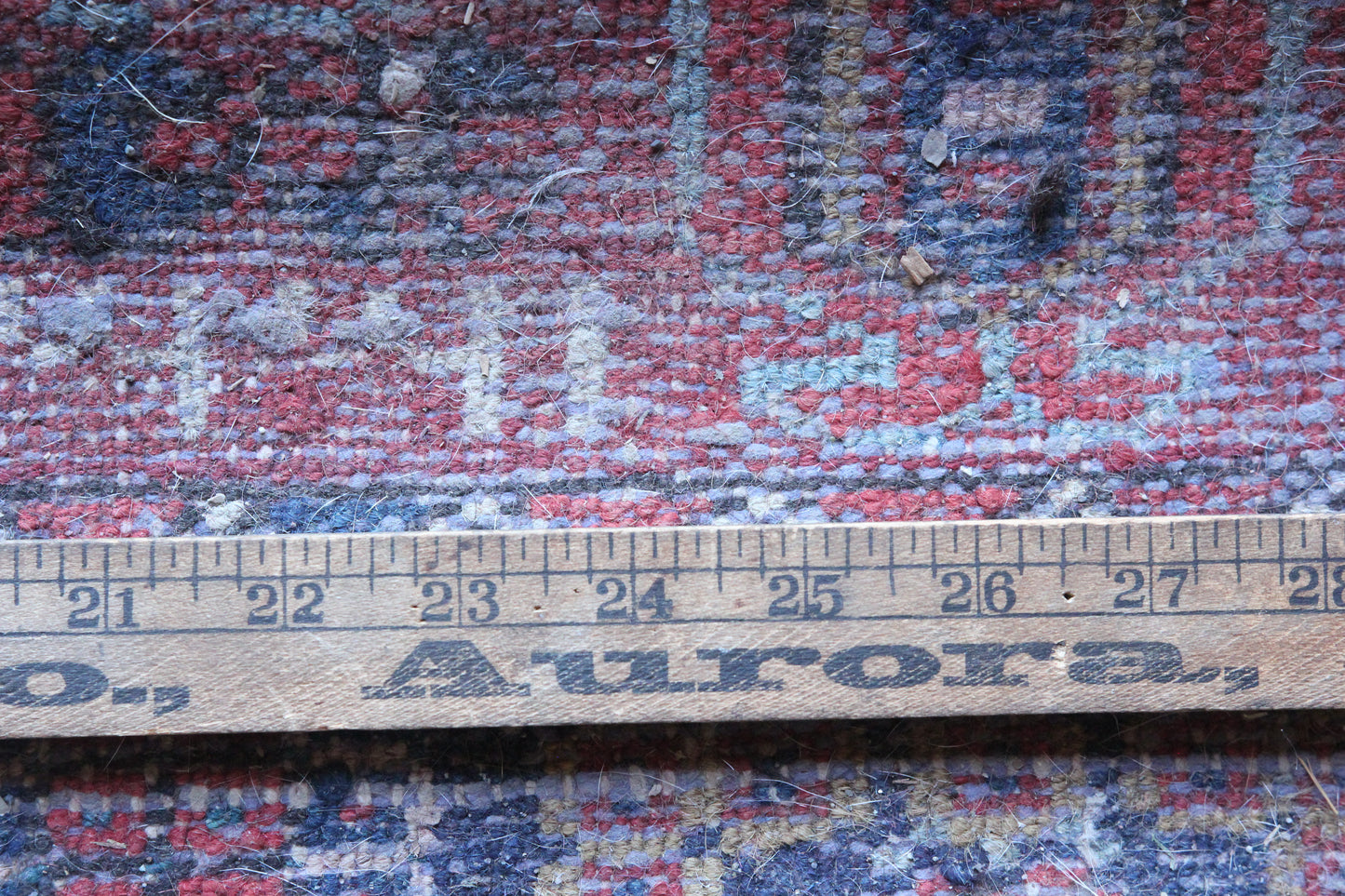 32" x 53" Vintage Handmade Rug