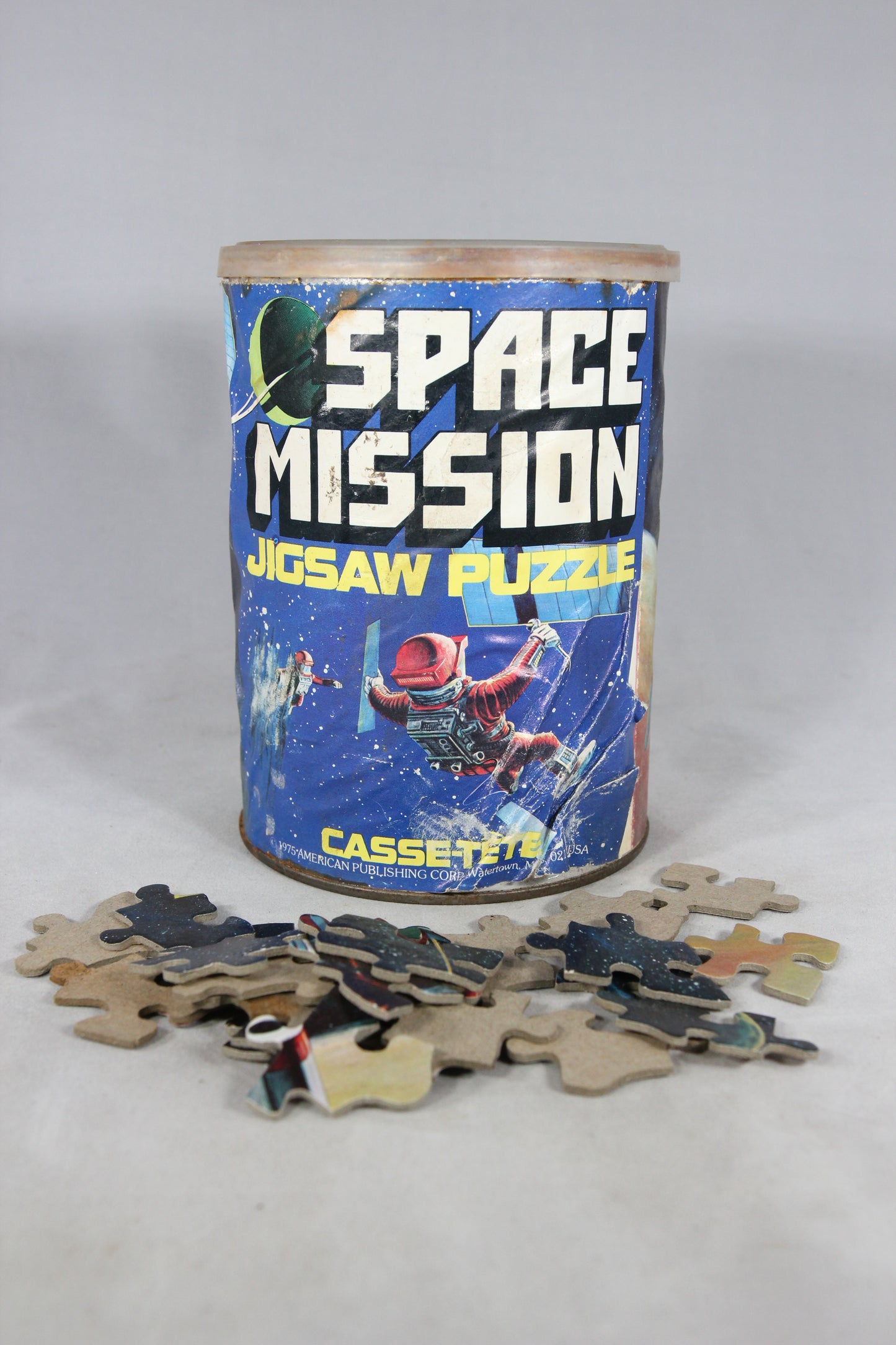 Space Mission 200-Piece Jigsaw Puzzle, 1975 (Missing 5 Pieces)