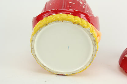 Firefighter Fireman Painted Ceramic Cookie Jar