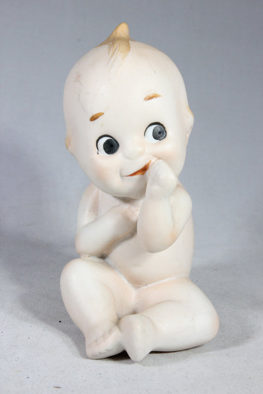 Thumb Sucking Bisque Kewpie Doll, 4.5" (KW228)