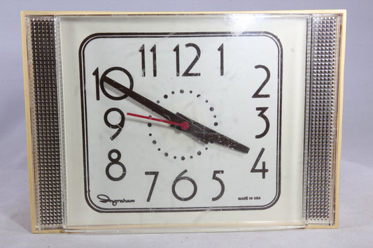 Ingraham Model 30-484 Electric Kitchen Wall Clock