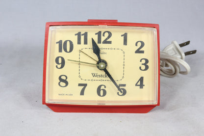 Westclox Dialite Model #22090-22540 Electric Bedside Alarm Clock