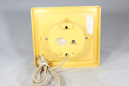 General Electric Yellow Electric Kitchen Wall Clock
