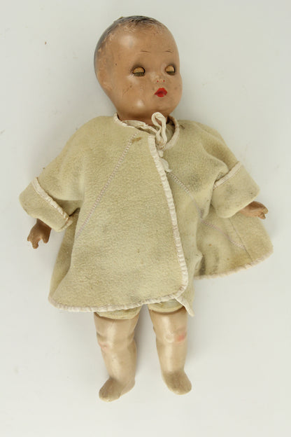 Enchanting Eyes Horsman Dolls Vintage Composition Doll, 1940s, 15"