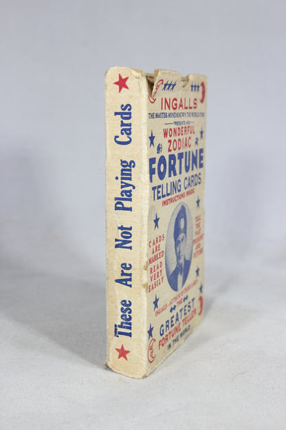 Antique Ingalls' Wonderful Zodiac Fortune Telling Cards, 1930s