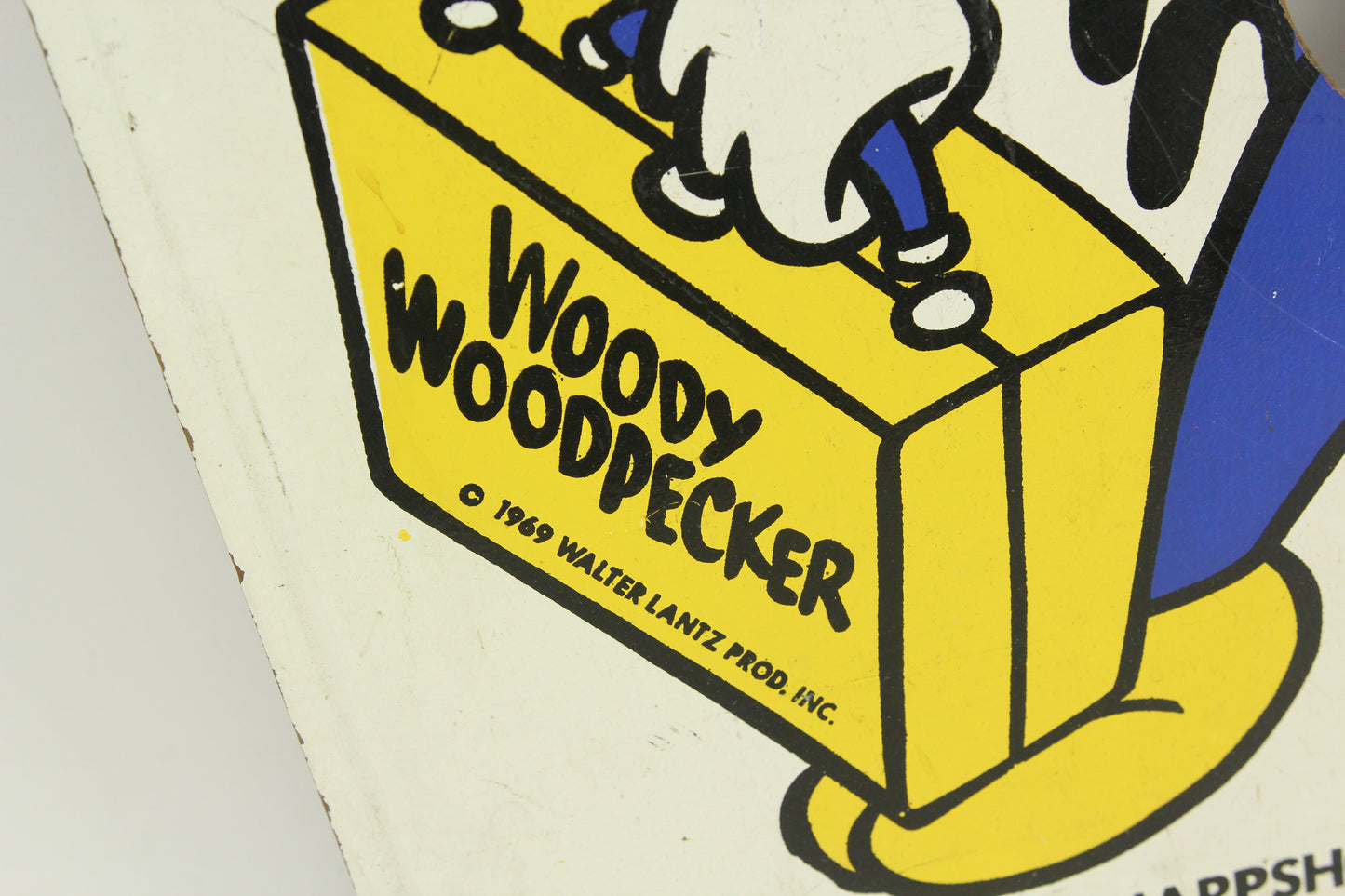 Woody Woodpecker Bean Bag Toss Game Masonite Panel, 1969 - 16 x 24"