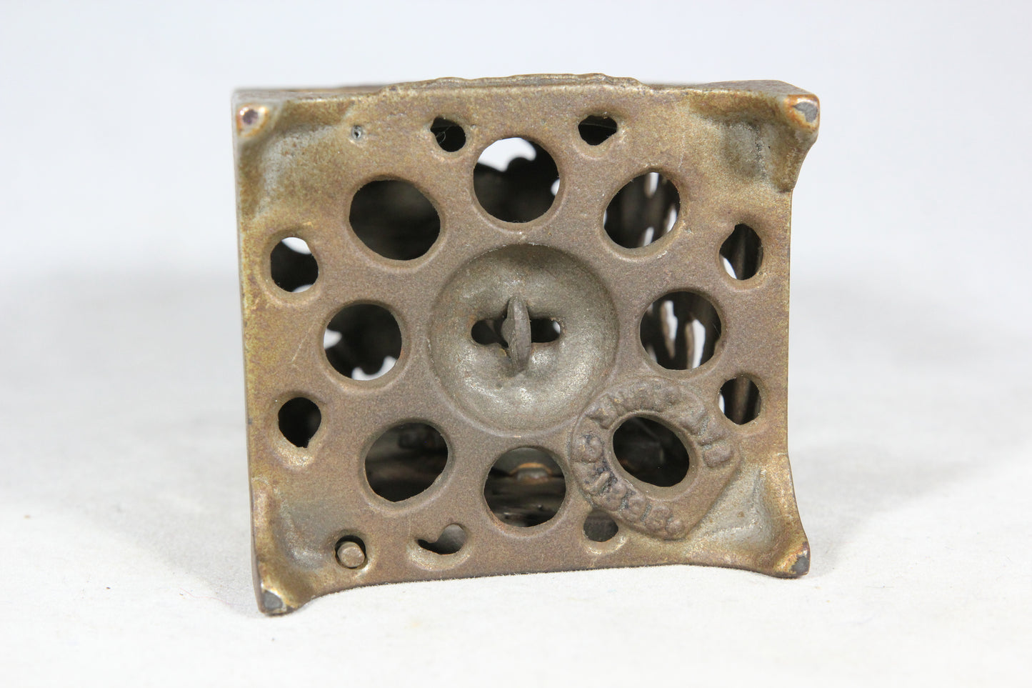 Antique Cast Iron Safe Coin Bank, 1896