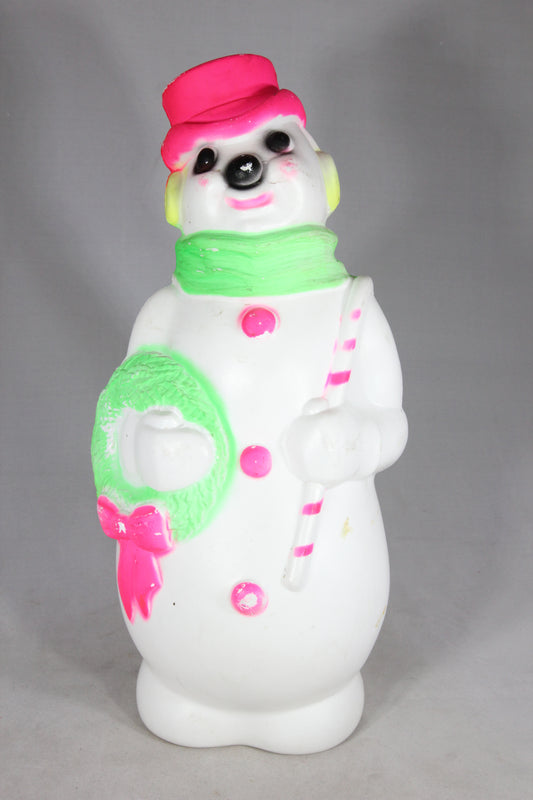 Snowman Light Up Blow Mold by Empire Plastic, 1968