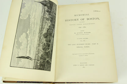 The Memorial History of Boston, Vol IV: The Last Hundred Years, 1883