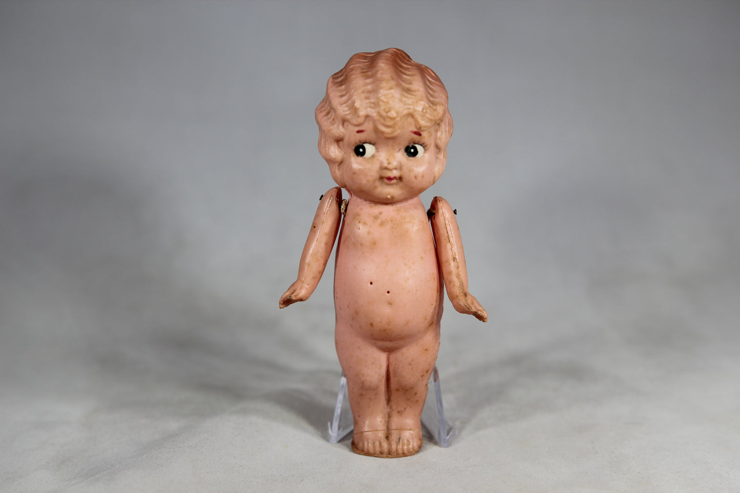 Handpainted Celluloid Flapper Kewpie Doll Made in Japan, 5"