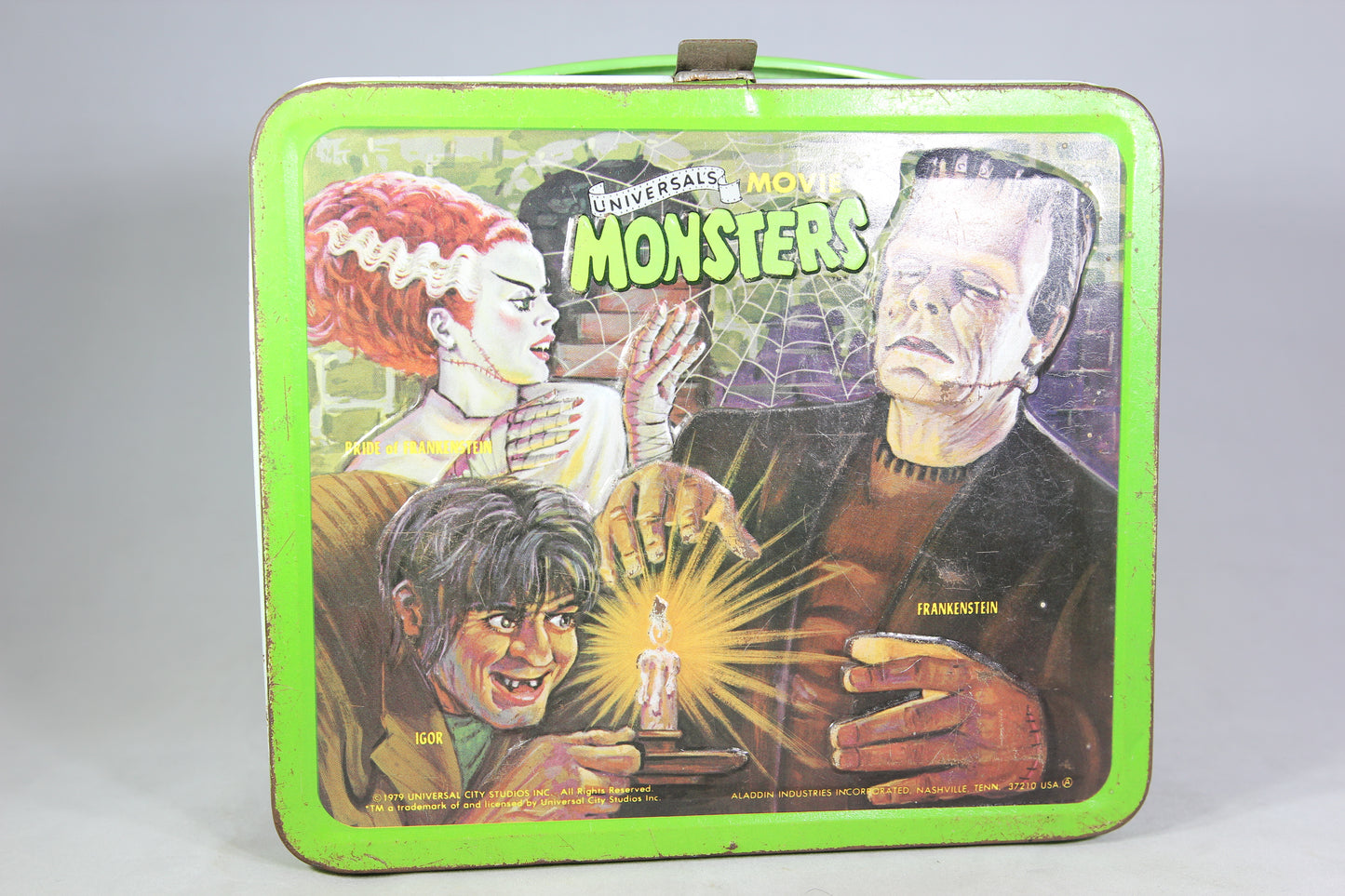 Universal Movie Monsters Aladdin Brand Metal Lunchbox, 1979
