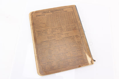 Antique Handwritten Recipe Cookbook Baking and Scrapbook, Circa 1890