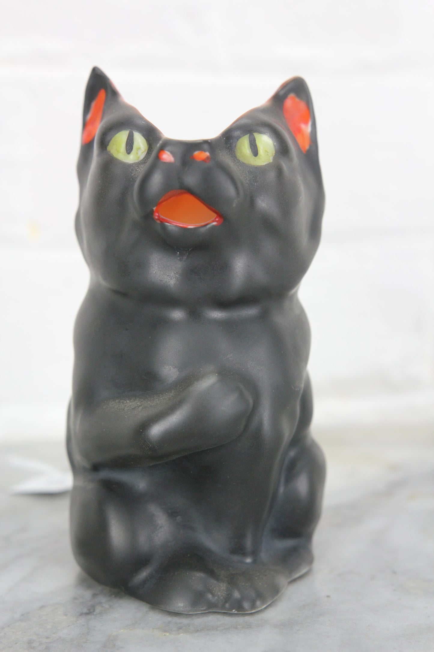 Royal Bayreuth Figural Black Cat Creamer