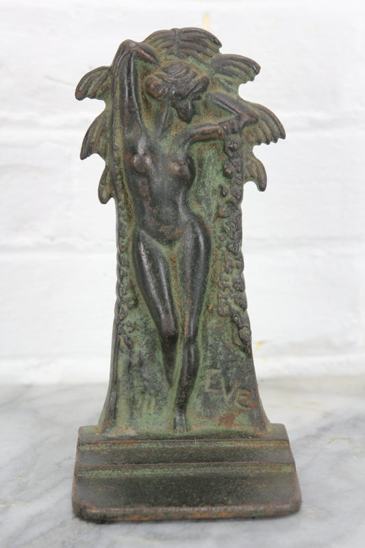 Cast Iron Nude Eve Bookend or Doorstop