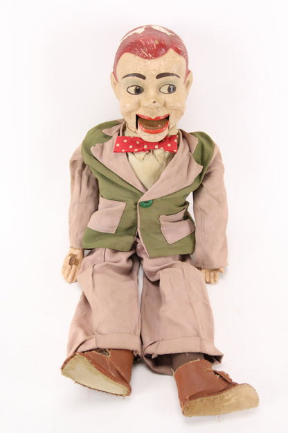 Early Paul Winchell's Jerry Mahoney Ventriloquist Dummy with Composition Head
