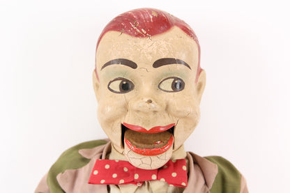 Early Paul Winchell's Jerry Mahoney Ventriloquist Dummy with Composition Head