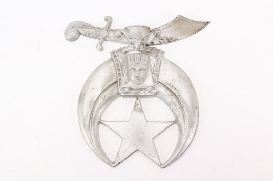 Solid Cast Aluminum Shriners Masonic Wall Hanger Plaque