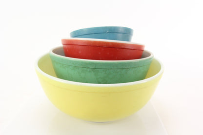 Pyrex Primary Colors Round Graduated Mixing Bowls - Set of Four