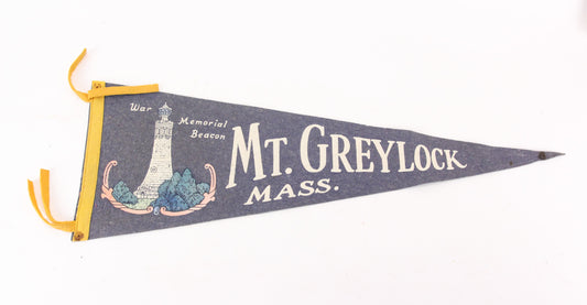 Mount Greylock War Memorial Beacon, Massachusetts Vintage Pennant - 25"