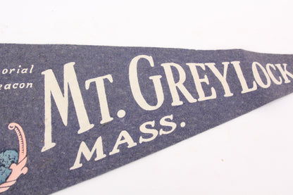 Mount Greylock War Memorial Beacon, Massachusetts Vintage Pennant - 25"