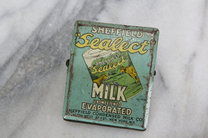 Sheffield "Sealect" Unsweetened Evaporated Milk Advertising Clip