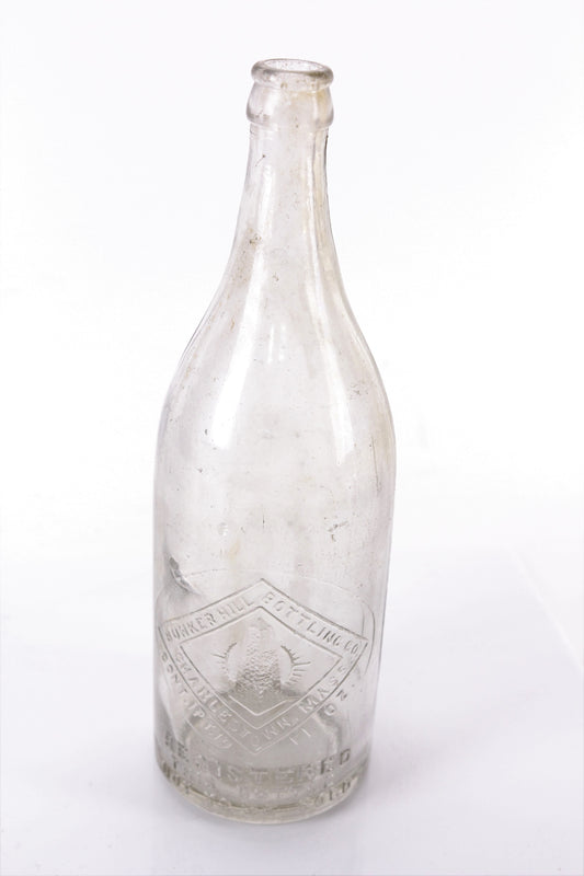 Bunker Hill Bottling Company Antique Bottle, Charlestown, Boston, Massachusetts