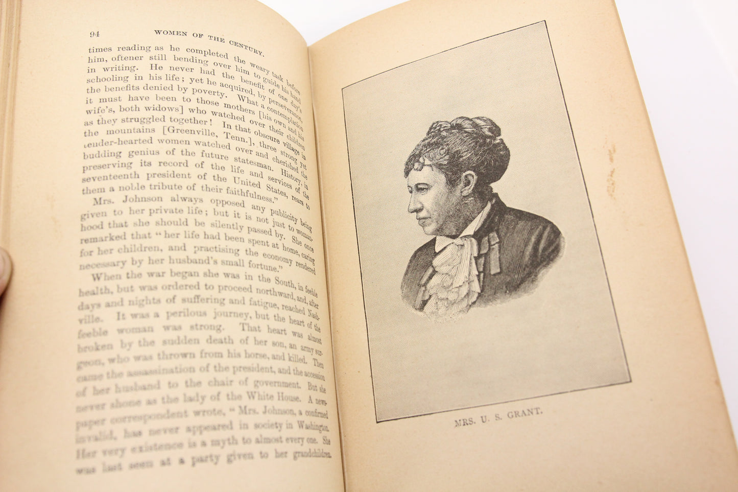 Daughters of America or Women of the Century Illustrated Book, Copyright 1882