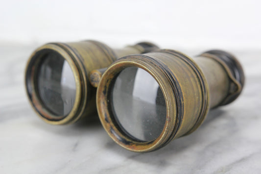 Brass Navy Binoculars by Balland Fabt, Paris France