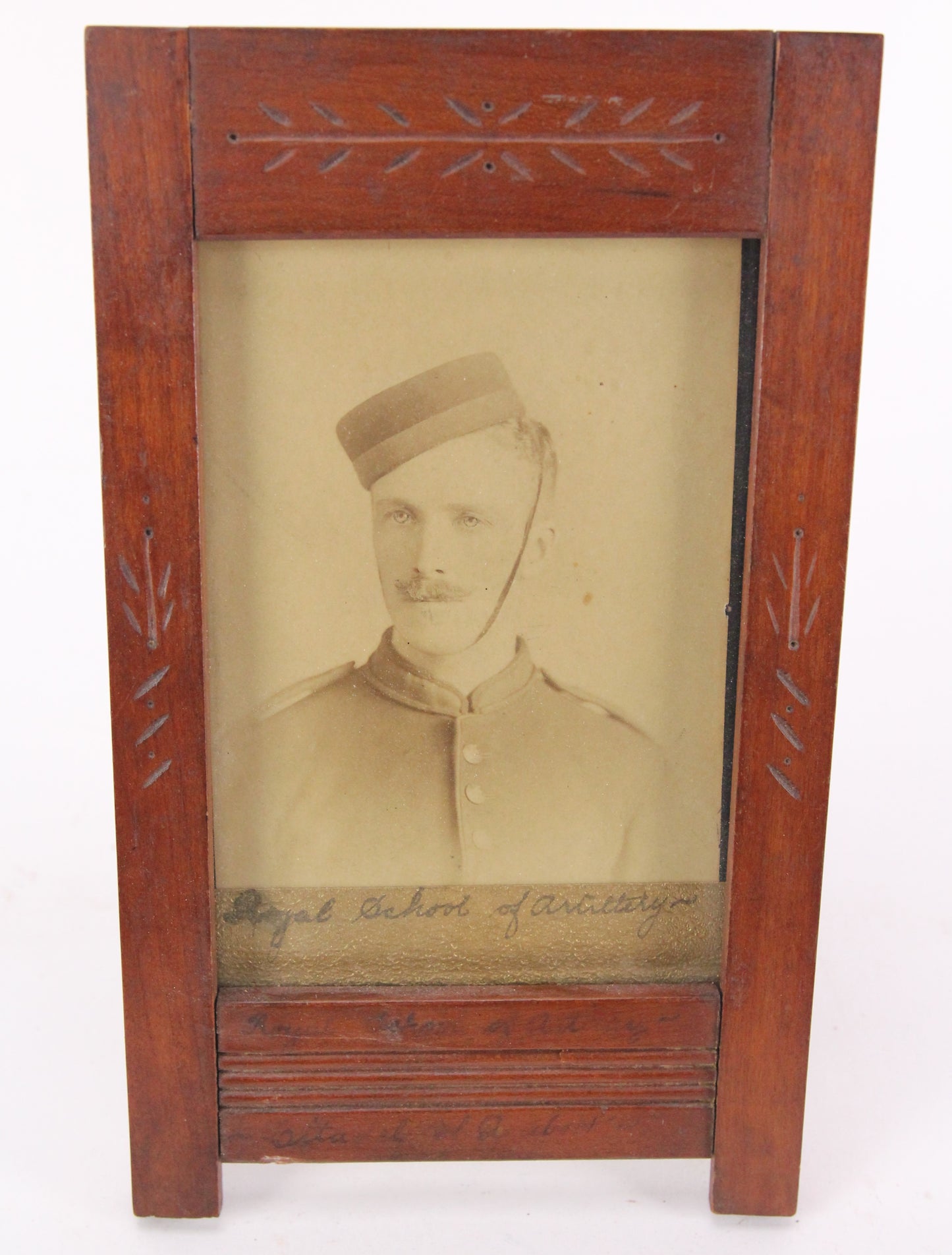 Antique Soldier Photograph from the Royal School of Artilery, Citadel of Quebec