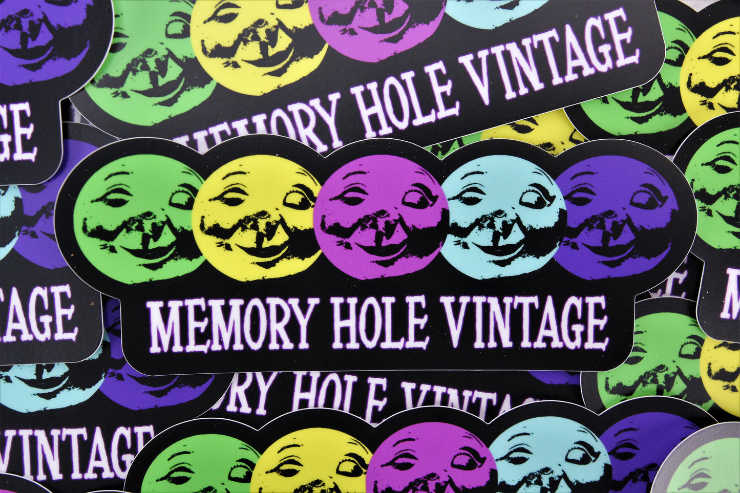 Memory Hole Vintage Die Cut Vinyl Sticker - 6"