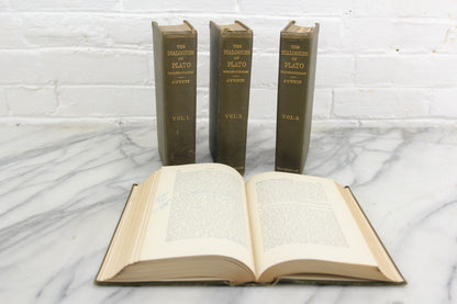 The Dialogues of Plato Four Volume Set Translated by B. Jowett, M.A., Copyright 1911