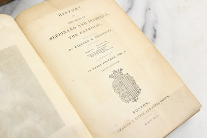 History of the Reign of Ferdinand and Isabella by William H. Prescott, Copyright 1837