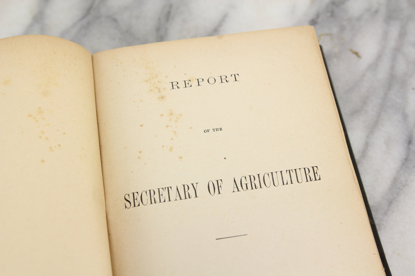 Report of the Secretary of Agriculture, 1891