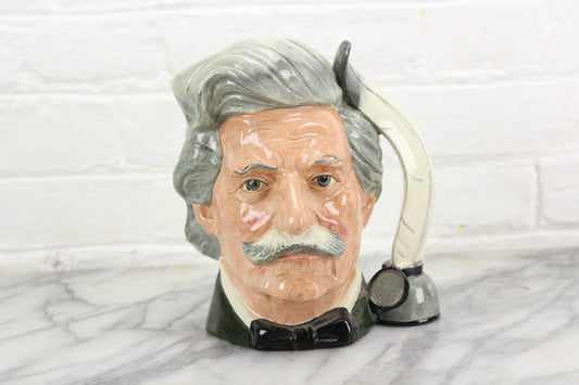 Mark Twain Royal Doulton Toby Character Jug D6554, Copyright 1979