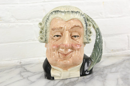 The Lawyer Royal Doulton Toby Character Jug D6498, Copyright 1958